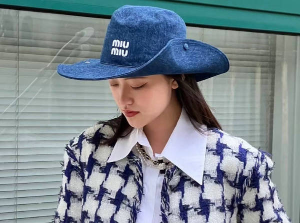 Miu Miu Hat MUH00175-1 Miu Miu Hat MUH00175-1